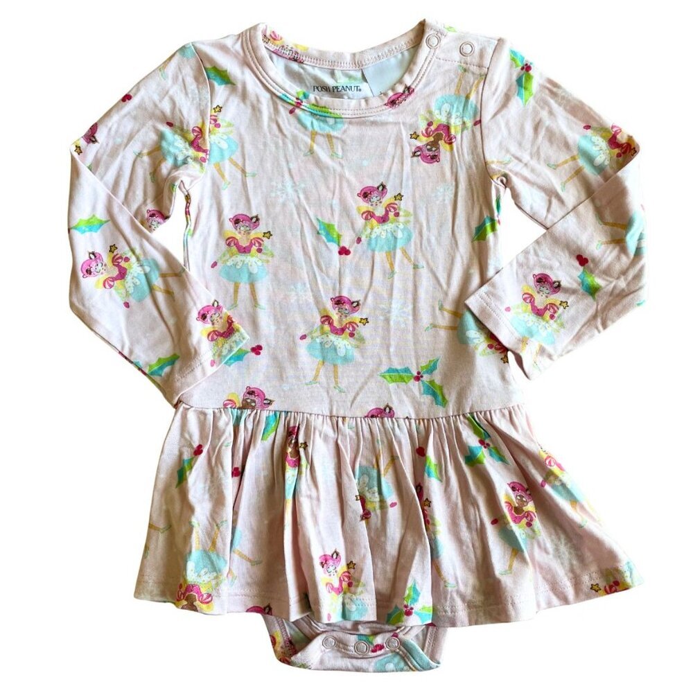 Posh Peanut‎ X Stephen Brown Glitterville Sugar Plum Fairy Bodysuit Bamboo Dress